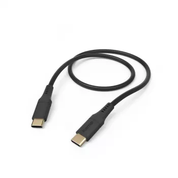 Hama flexibilný USB kábel USB 2.0 1,5 m USB C čierny