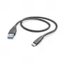 Hama 00201595 USB kábel USB 2.0 1,5 m USB A USB C čierny