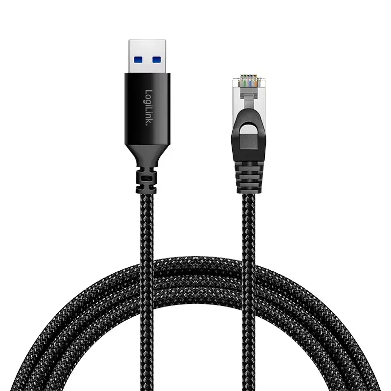 Sieťový kábel LogiLink CU0406 RJ-45 Cat6 10 m čierny