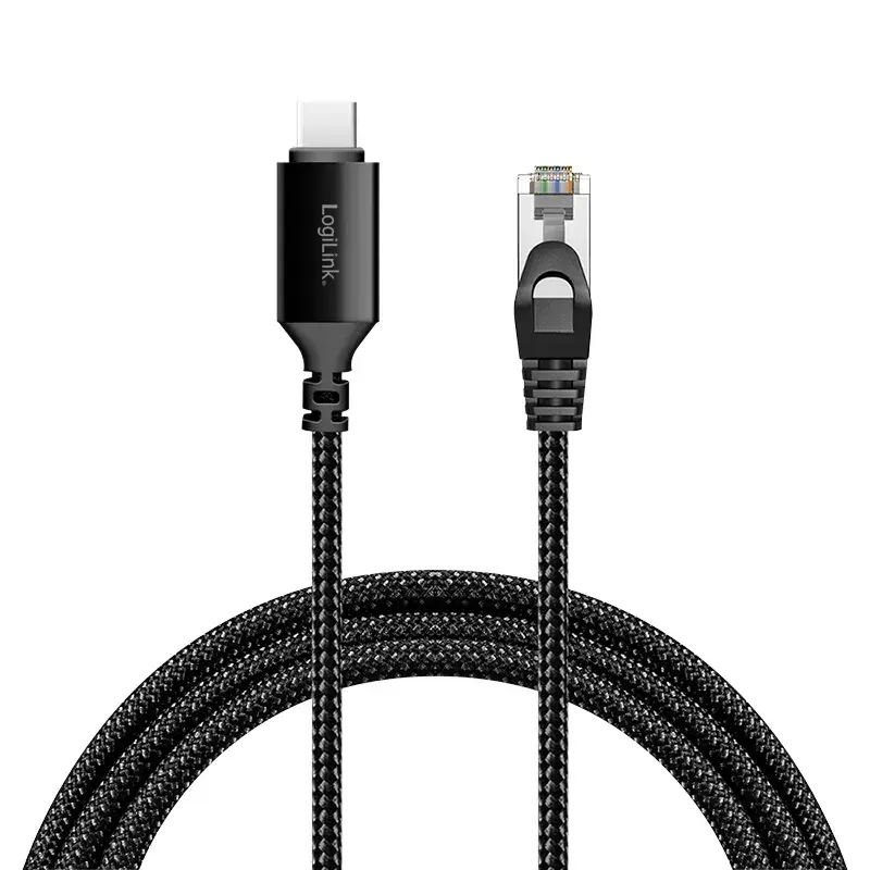 Sieťový kábel LogiLink CU0413 RJ-45 Cat6 3 m čierny
