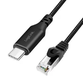Sieťový kábel LogiLink CU0413 RJ-45 Cat6 3 m čierny