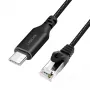 Sieťový kábel LogiLink CU0414 RJ-45 Cat6 5 m čierny