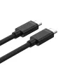 USB-C na USB-C kábel Unitek Y-C477BK01-2M, USB 3.2 Gen 1, 2 m, 5 Gbit/s, PD 60 W, čierny