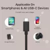 USB-C na USB-C kábel Unitek Y-C477BK01-2M, USB 3.2 Gen 1, 2 m, 5 Gbit/s, PD 60 W, čierny