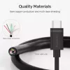 USB-C na USB-C kábel Unitek Y-C477BK01-2M, USB 3.2 Gen 1, 2 m, 5 Gbit/s, PD 60 W, čierny