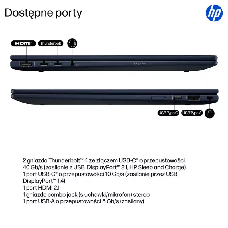 Notebook HP EliteBook X Flip G1i 14 7 32GB 512GB Win11Pro