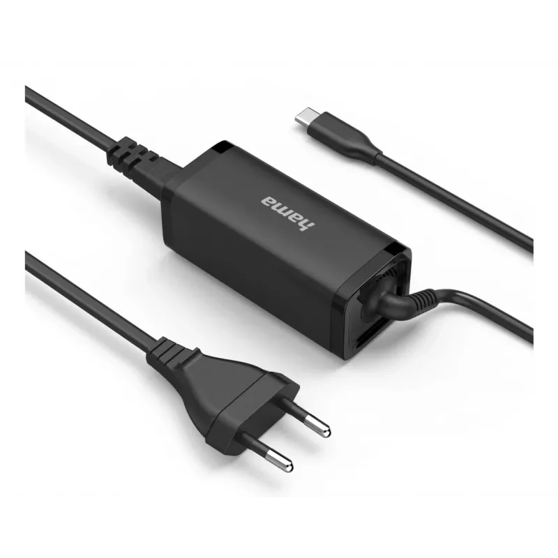 Hama 00200023 napájací zdroj 65W čierny interiérový pre notebook
