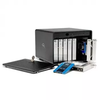OWC ThunderBay 8 diskové pole desktop čierne 8 diskov HDD SSD