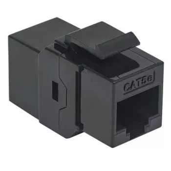 Intellinet Inline spojka, Cat5e, UTP, typ Keystone, konektor samica 8P8C na konektor samica 8P8C, čierna