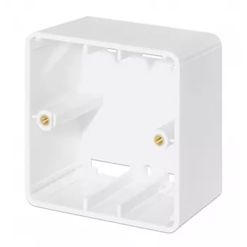 Intellinet nástenné puzdro 771900 771917 80x80x45mm signálna biela RAL9003