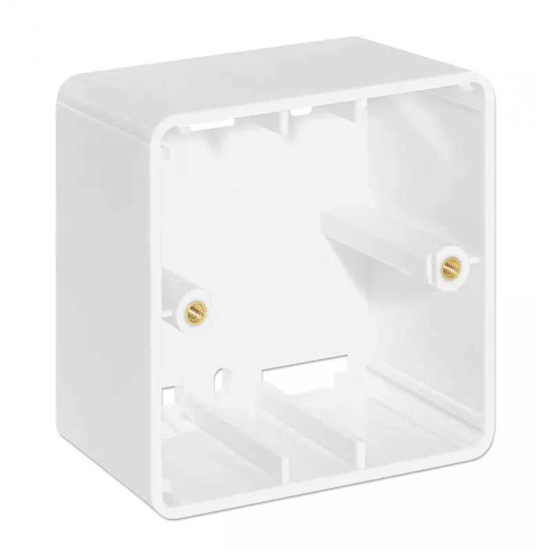 Intellinet nástenné puzdro 771900 771917 80x80x45mm signálna biela RAL9003