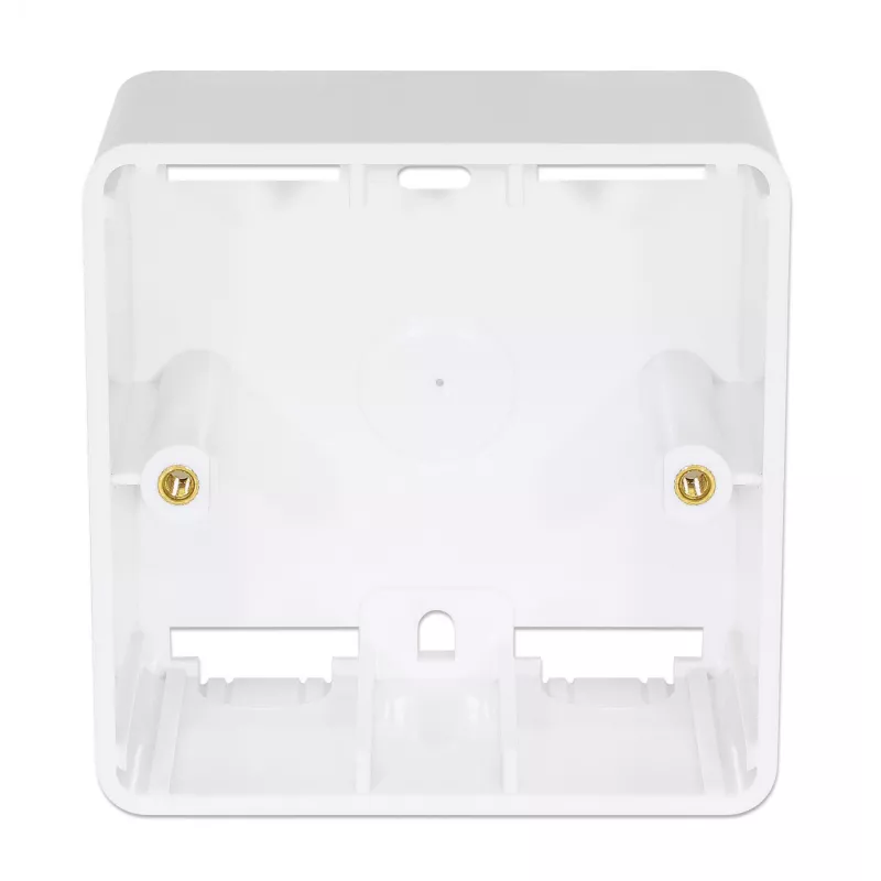 Intellinet nástenné puzdro 771900 771917 80x80x45mm signálna biela RAL9003