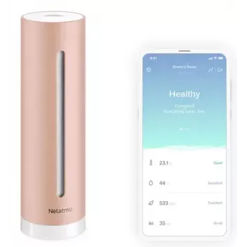 Ovládač Netatmo NAC-EC hliník 45x45x155 mm
