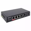 Intellinet 6-portový Fast Ethernet switch 4 PoE porty 65W výkonový rozpočet