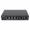 Intellinet 6-portový Fast Ethernet switch 4 PoE porty 65W výkonový rozpočet