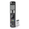 Hama 00221061 univerzálny IR diaľkový ovládač pre televízory LG, učiaci sa, podsvietené tlačidlá, čierny