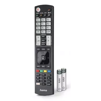 Diaľkový ovládač Hama 00221061 IR bezdrôtový pre LG TV 52 tlačidiel