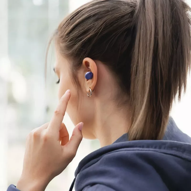 Hama Freedom Buddy II Headset True Wireless Stereo (TWS) In-Ear hovory/hudba Bluetooth modrá
