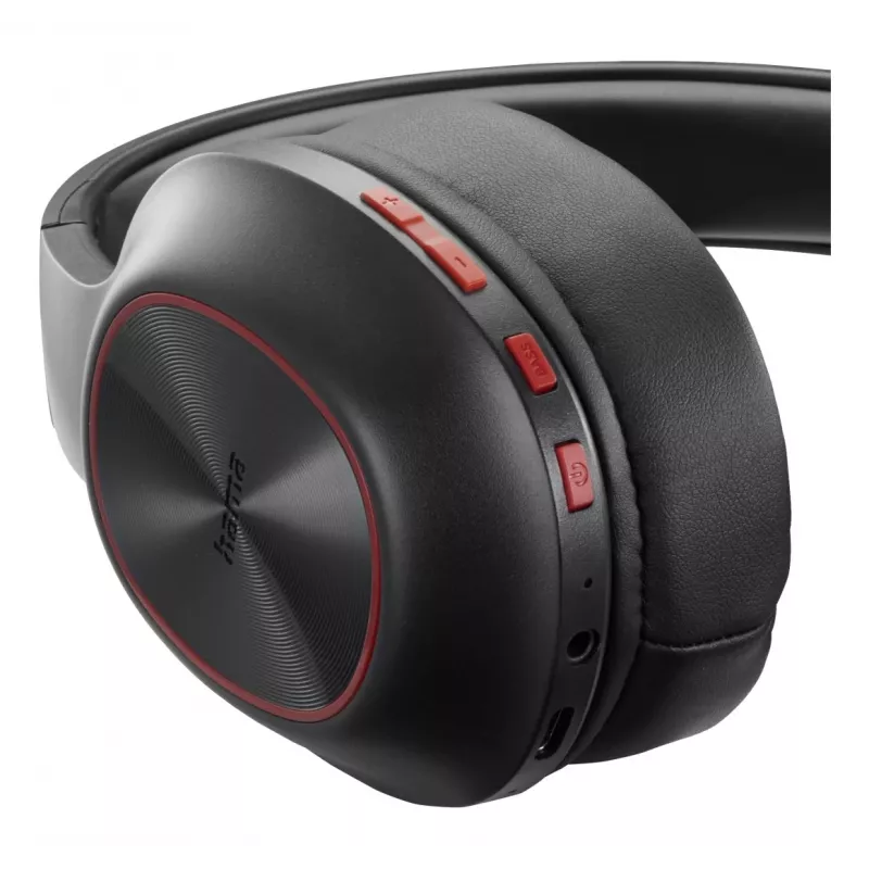 Hama Spirit Calypso III Headset bezdrôtový s hlavovým mostom hovory/hudba Bluetooth čierna, červená