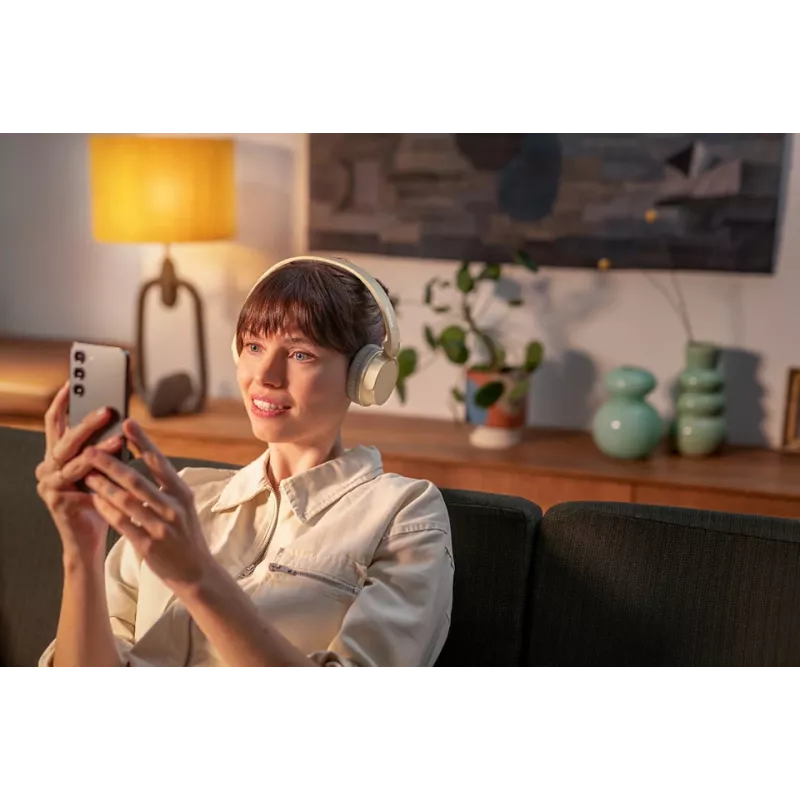 Philips TAH3209BG/00 Slúchadlá/Headset bezdrôtové s hlavovým mostom hovory/hudba Bluetooth béžová