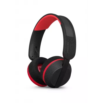 Philips 6000 series TAA6219BK/00 Slúchadlá/Headset bezdrôtové On-Ear hudba Bluetooth čierna, červená