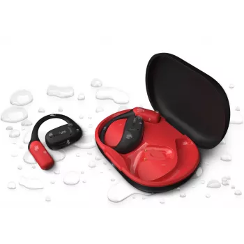 Philips 6000 series TAA6709BK/00 Slúchadlá/Headset True Wireless Stereo (TWS) Ear-Hook športové Bluetooth čierna, červená