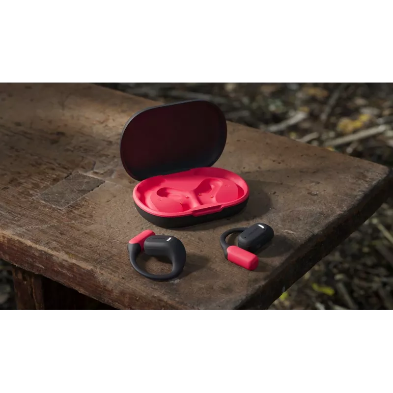 Philips 6000 series TAA6709BK/00 Slúchadlá/Headset True Wireless Stereo (TWS) Ear-Hook športové Bluetooth čierna, červená