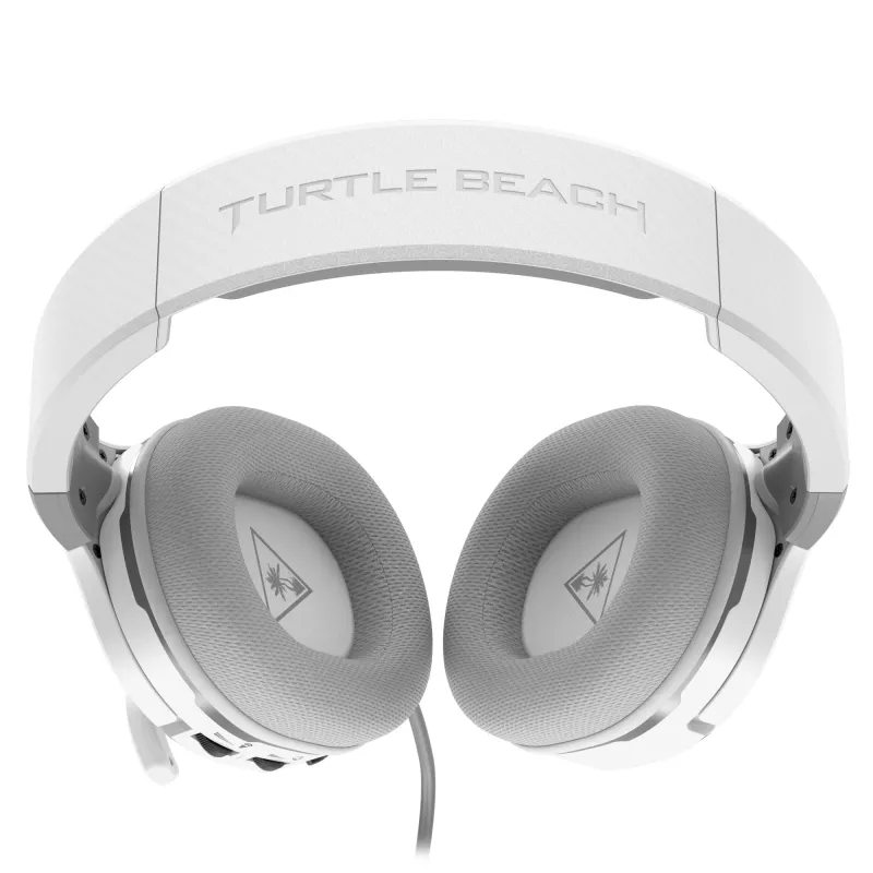 Turtle Beach Recon 200 biela Gen 2 káblový zosilnený herný headset – PS4, PS5, Xbox Series X|S, One a PC