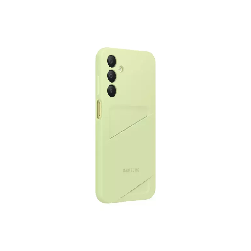 Samsung EF-OA256TMEGWW puzdro s priehradkou na karty pre Galaxy A25 5G, TPU, limetkové