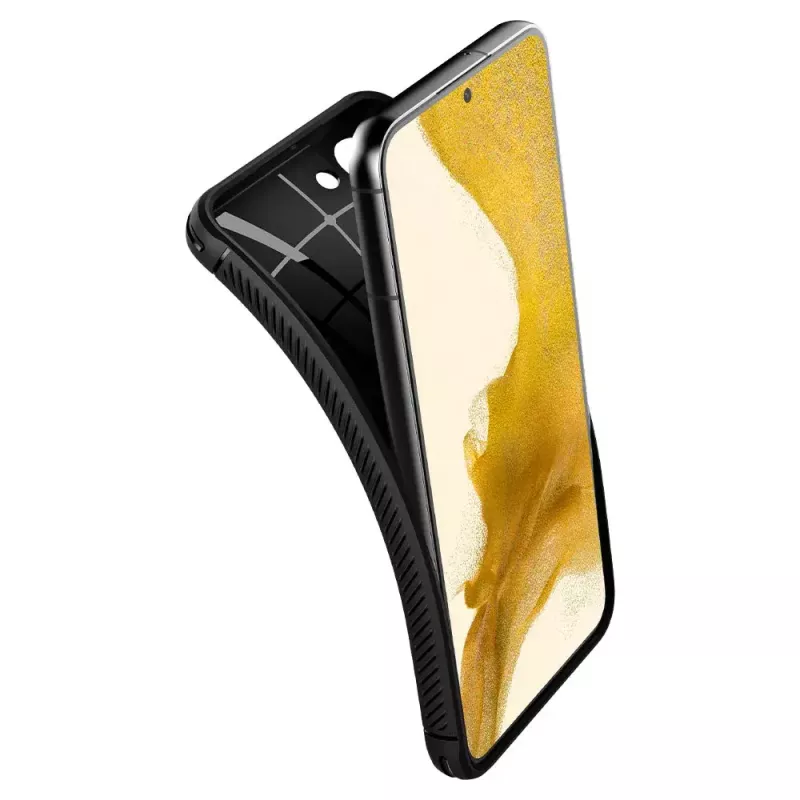 Spigen Rugged Armor puzdro na telefón čierne Galaxy S22 6,1 palcov