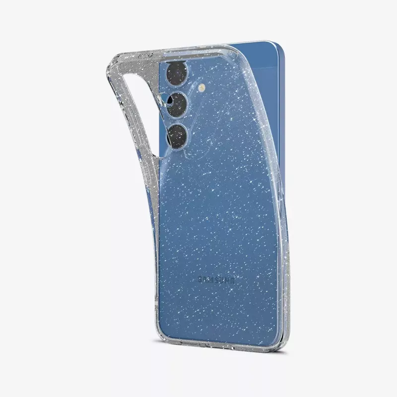 Kryt Spigen Galaxy S25 Liquid Crystal Glitter transparentný