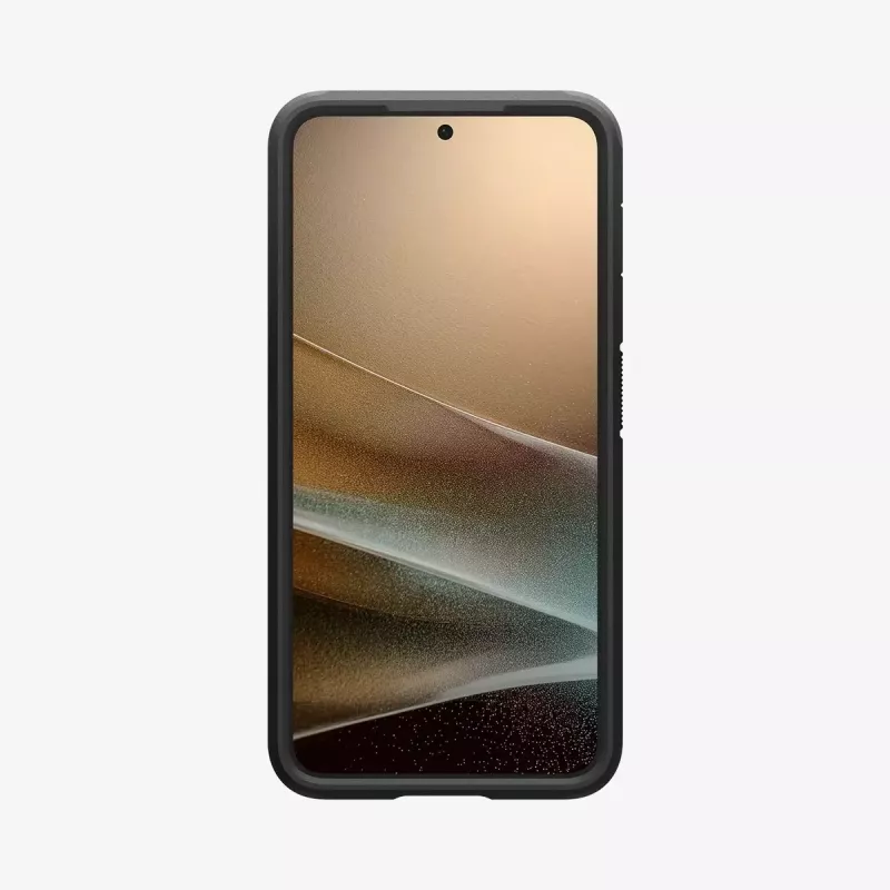 Spigen Galaxy S25 puzdro Tough Armor AI čierny kryt so stolovým stojanom