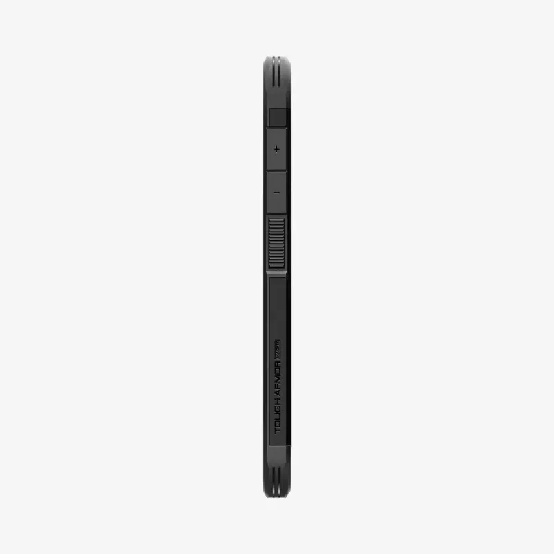 Spigen Galaxy S25 puzdro Tough Armor AI čierny kryt so stolovým stojanom