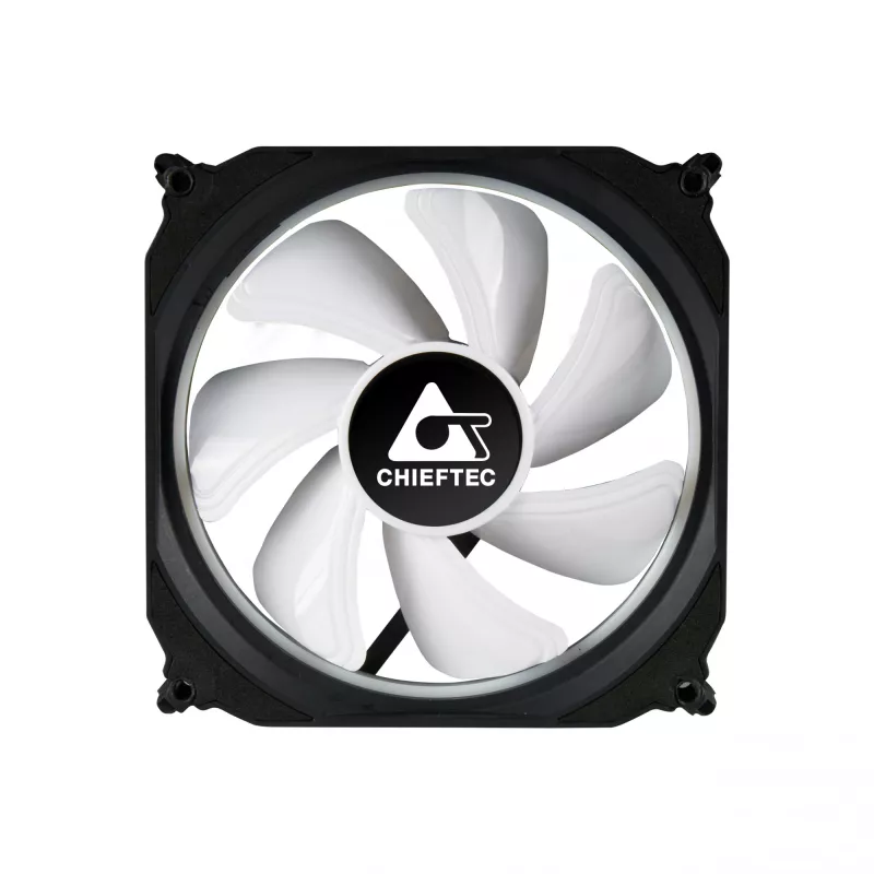 Chieftec CF-3012-RGB počítačový chladiaci systém počítačová skriňa ventilátor 12 cm čierny