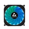 Chieftec CF-1225RGB počítačový chladiaci systém počítačová skriňa ventilátor 12 cm čierny