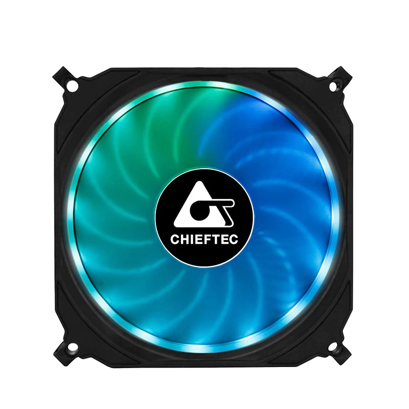 Chieftec CF-1225RGB počítačový chladiaci systém počítačová skriňa ventilátor 12 cm čierny