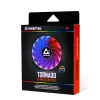 Chieftec CF-1225RGB počítačový chladiaci systém počítačová skriňa ventilátor 12 cm čierny