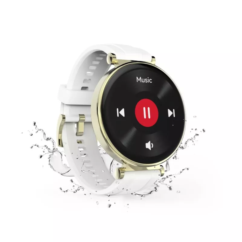 Hama 7000 Smartwatch, 1,32 palca AMOLED, zlatá (00178622)