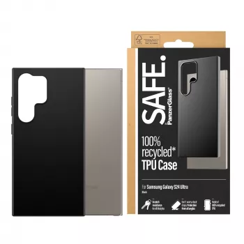TPU puzdro PanzerGlass SAFE Samsung Galaxy S24 Ultra čierna transparentná ochrana