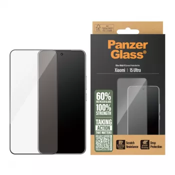 PanzerGlass ochrana displeja Xiaomi 15 Ultra Ultra-Wide Fit odolná proti poškriabaniu nárazom