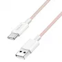 LogiLink USB 2.0 Type-C kábel C/M na A/M 60W ružový 1,5 m
