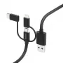 Hama 00201536 USB kábel USB 2.0 1,5 m USB A USB C čierny