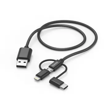 Hama 00201536 USB kábel USB 2.0 1,5 m USB A USB C čierny