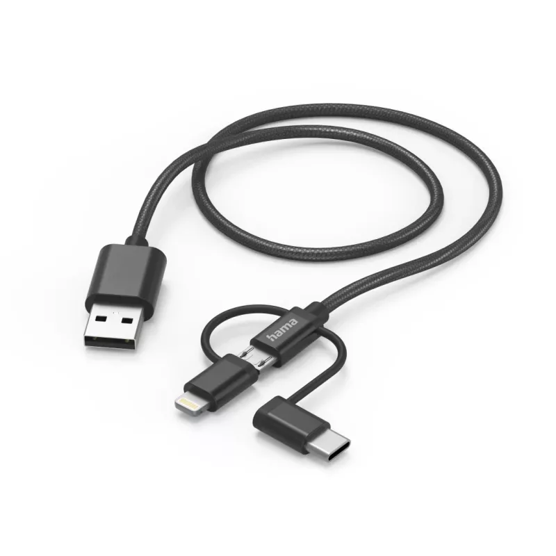 Hama 00201536 USB kábel USB 2.0 1,5 m USB A USB C čierny