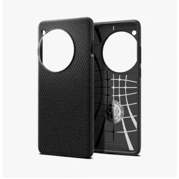 Spigen OnePlus 12 Liquid Air matná čierna puzdro na telefón 17,3 cm