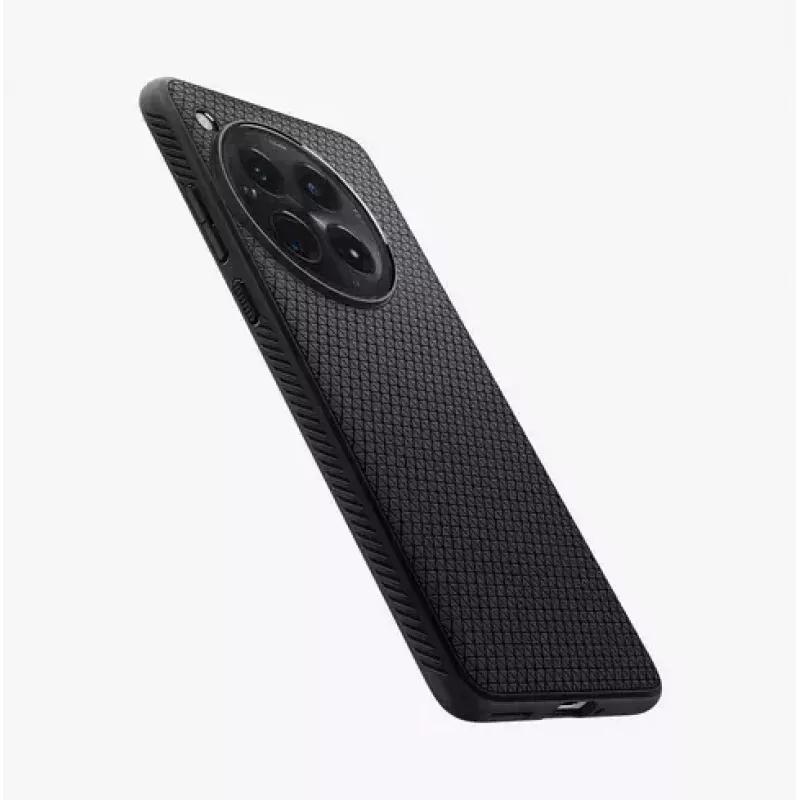 Spigen OnePlus 12 Liquid Air matná čierna puzdro na telefón 17,3 cm