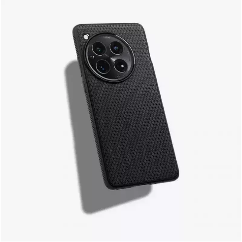 Spigen OnePlus 12 Liquid Air matná čierna puzdro na telefón 17,3 cm