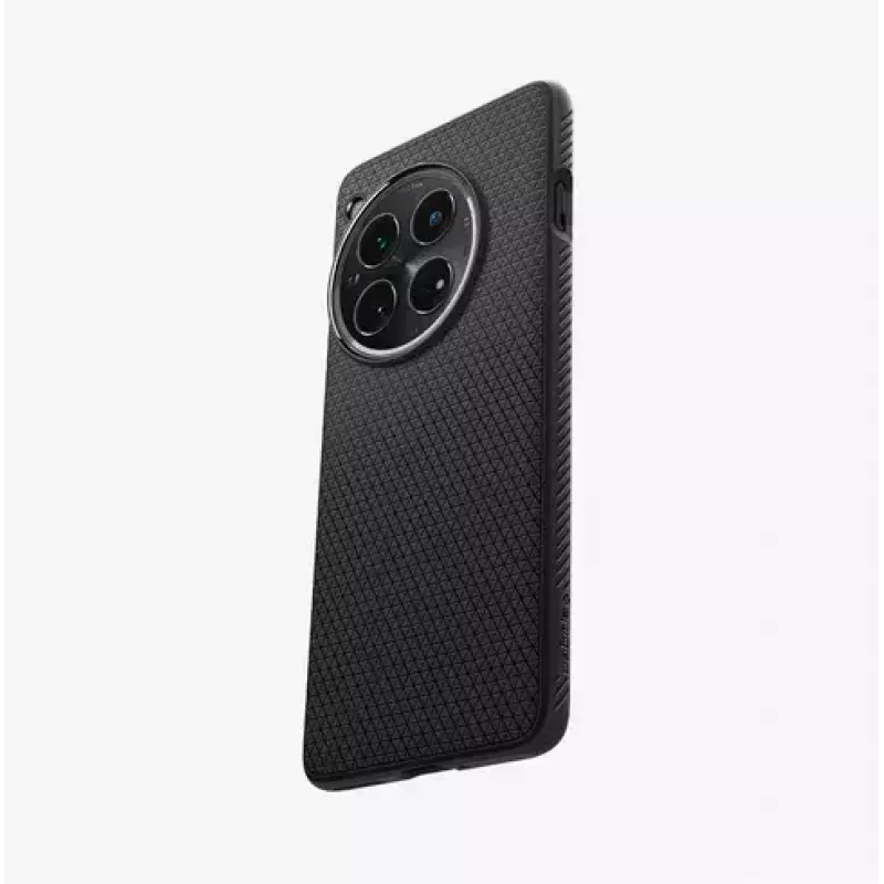 Spigen OnePlus 12 Liquid Air matná čierna puzdro na telefón 17,3 cm