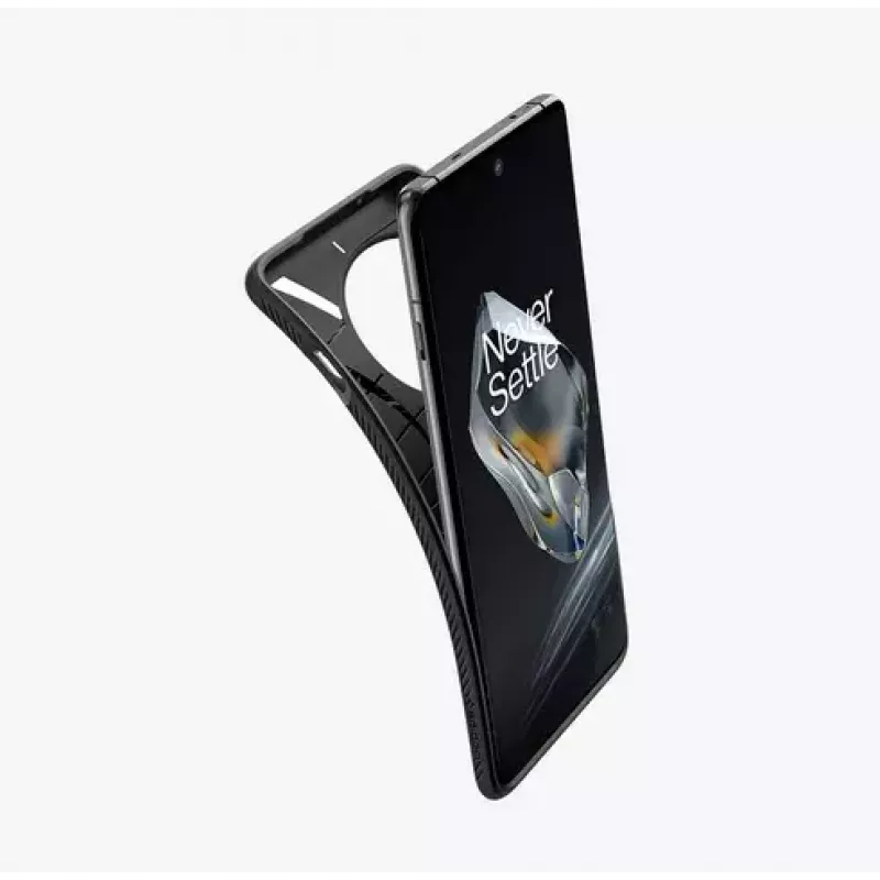 Spigen OnePlus 12 Liquid Air matná čierna puzdro na telefón 17,3 cm