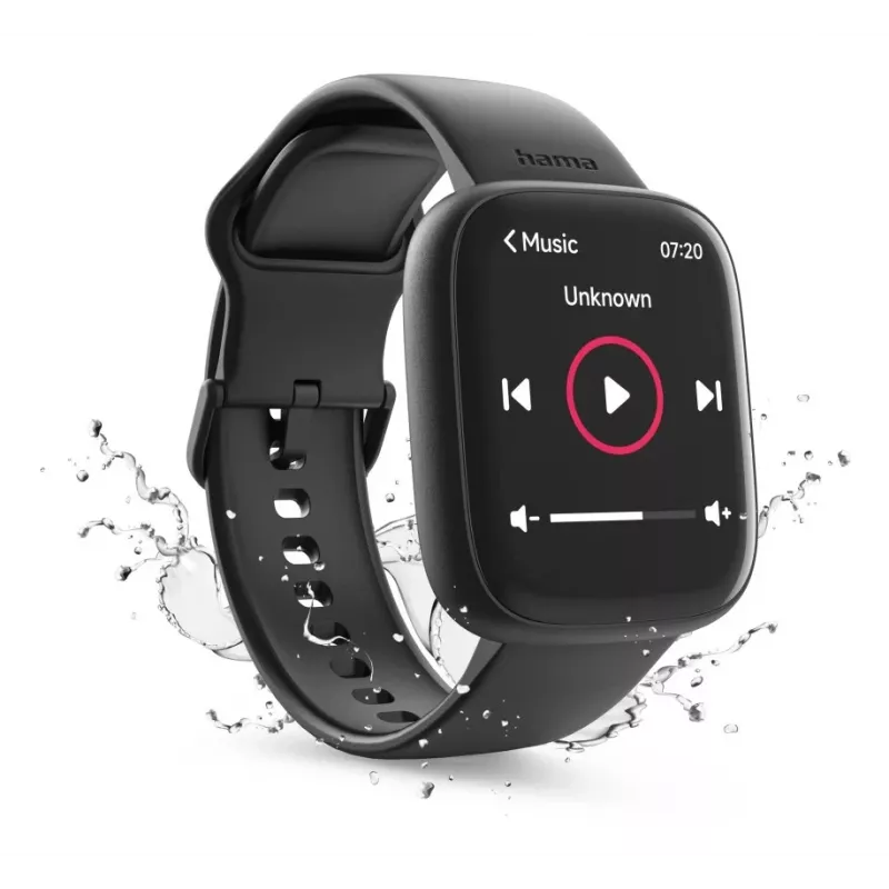 Smartwatch HAMA 4000 square čierna — HAMA 4000 square, čierne smartwatch